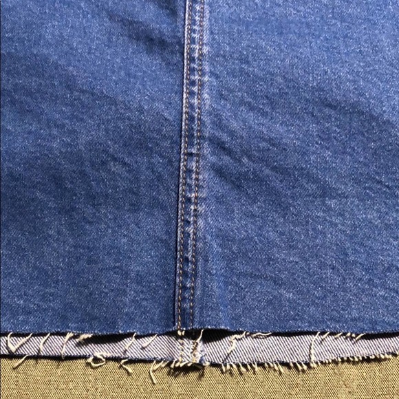 Blank NYC Friendly Skies A-Line Denim Mini Skirt - Picture 13 of 16